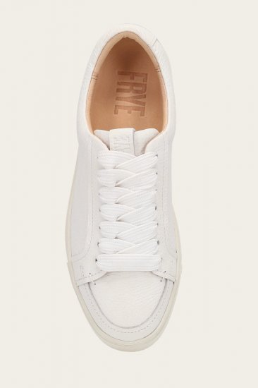 Frye Ivy Court Low Lace Sneaker - White - Click Image to Close