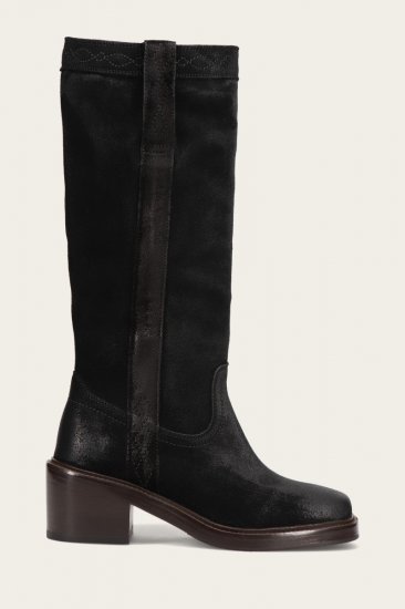 Frye Kate Pull On - Black-suede - Click Image to Close