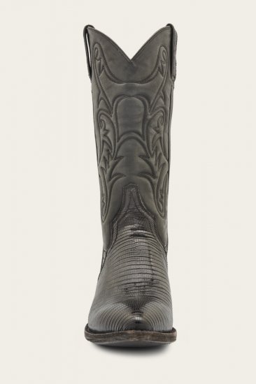 Frye Bruce Pull On - Black-lizard - Click Image to Close