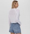 Frye Cropped Crochet V-Neck Cardigan - Cropped Crochet V-Neck Cardigan