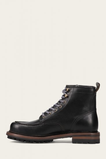 Frye Hudson Workboot Lug - Black - Click Image to Close