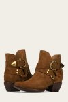 Frye Sacha Multi Strap Bootie - Bark