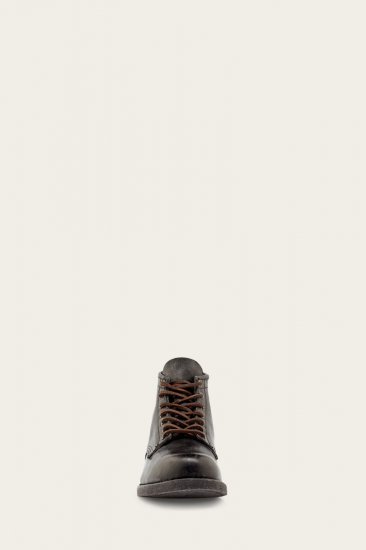 Frye Prison Boot - Black - Click Image to Close