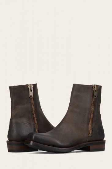 Frye Conway Zip - Chocolate - Click Image to Close