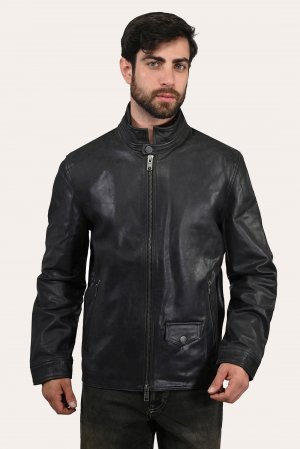 Frye Black Biker Jacket - Frye Black Biker Jacket