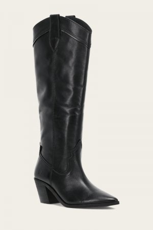 Frye Sara Western Tall - Black