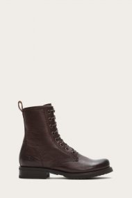Frye Veronica Combat - Dark-brown