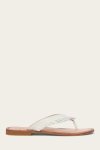 Frye Ava Fringe Sandal - White