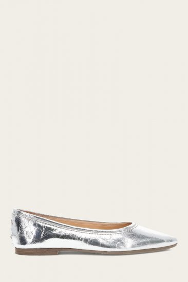 Frye Heather Ballet - Silver - Click Image to Close