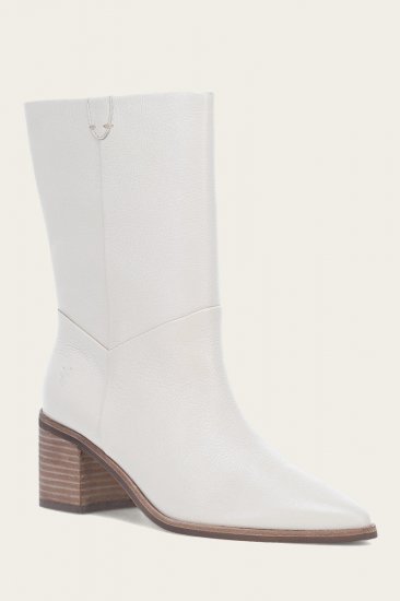 Frye Sadie Softy Mid - Ivory - Click Image to Close