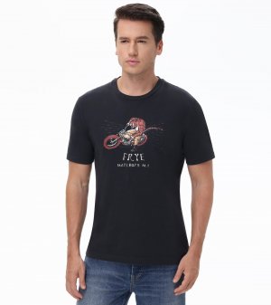 Frye Classic-Fit Crewneck Graphic Tee - Classic-Fit Crewneck Graphic Tee