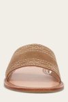 Frye Ava Woodstock Slide - Almond