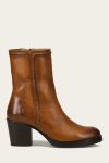 Frye Jean Short Inside Zip - Caramel