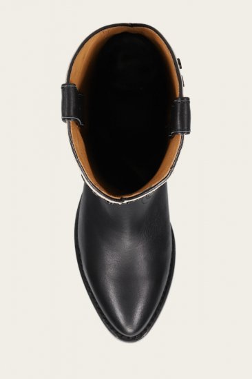 Frye Billy Pull On Stud - Black-ivory - Click Image to Close