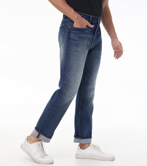 Frye Straight Slim Jeans In Bowery Wash - Straight Slim Jeans In Bowery Wash - Click Image to Close