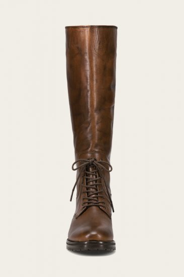 Frye Melissa Lug Back Zip - Amber - Click Image to Close