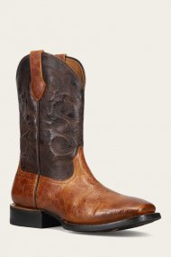 Frye Hauser Deco Stitch - Saddle-dark-brown
