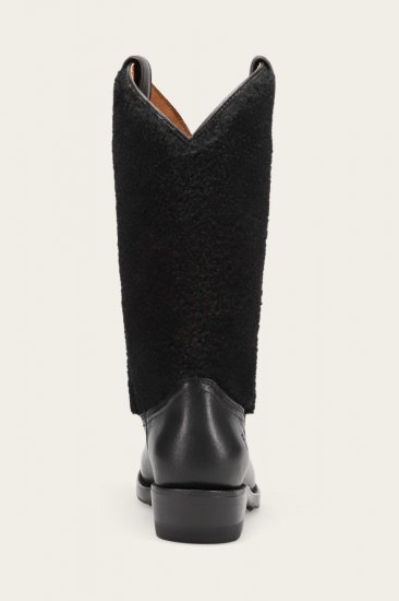 Frye Billy Pull On Shearling - Black - Click Image to Close