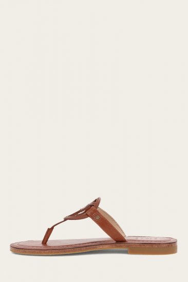 Frye Taylor Logo Sandal - Cinnamon - Click Image to Close