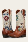 Frye Billy Pull On Southwest - Caramel-sw