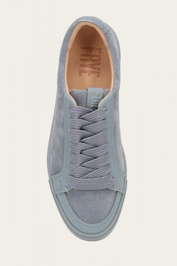 Frye Ivy Court Low Lace Sneaker - Steel-blue - Click Image to Close