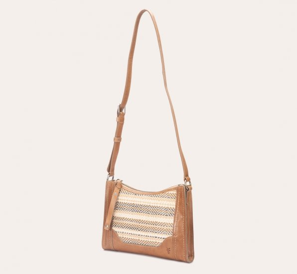 Frye Melissa Straw Zip Crossbody - Melissa Straw Zip Crossbody - Click Image to Close