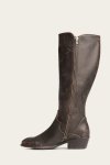 Frye Carson Piping Tall - Antiqued-black