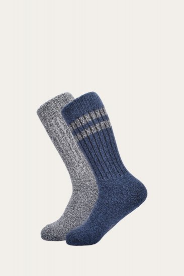 Frye Super Soft Boot Sock 2 Pack - Navy - Super Soft Boot Sock 2 Pack - Navy - Click Image to Close