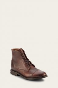 Frye Seth Cap Toe Lace Up - Brown