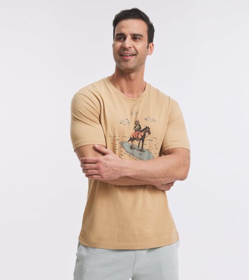 Frye Classic-Fit Crewneck Graphic Tee - Classic-Fit Crewneck Graphic Tee - Click Image to Close