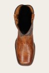 Frye Hauser Deco Stitch - Saddle-dark-brown