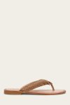 Frye Ava Fringe Sandal - Almond