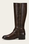 Frye Melissa Belted Tall Wide Calf - Chocolate