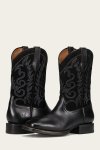 Frye Hauser Deco Stitch - Black-black
