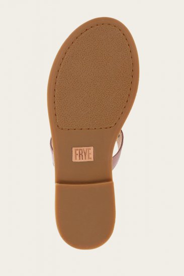 Frye Taylor Logo Sandal - Woodrose - Click Image to Close