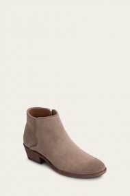 Frye Carson Piping Bootie - Medium-grey