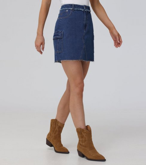 Frye Utility Cargo Skirt - Utility Cargo Skirt - Click Image to Close