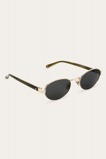 Frye Savannah Olive Gold Sunglasses - Savannah Olive Gold Sunglasses - Click Image to Close