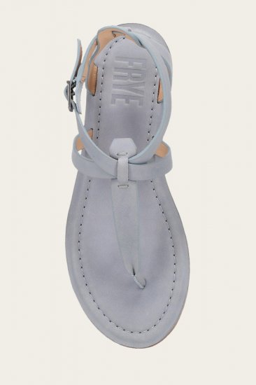 Frye Taylor Sandal - Steel-blue - Click Image to Close