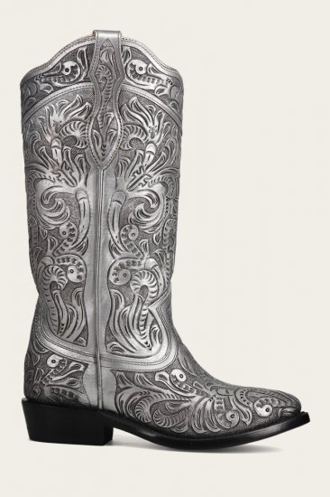 Frye Billy Daisy Pull On - Silver - Click Image to Close
