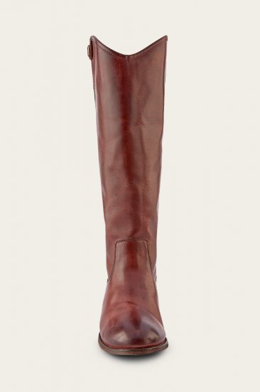 Frye Melissa Button 2 - Mahogany - Click Image to Close