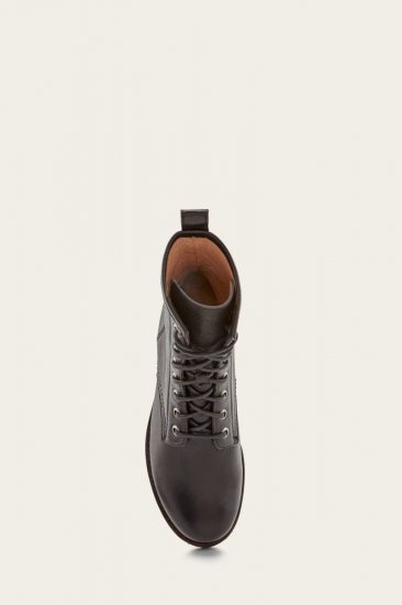 Frye Veronica Combat - Black - Click Image to Close