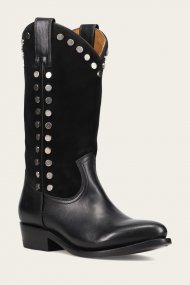 Frye Billy Pull On Stud - Black