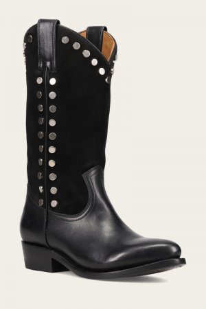 Frye Billy Pull On Stud - Black