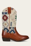 Frye Billy Pull On Southwest - Caramel-sw