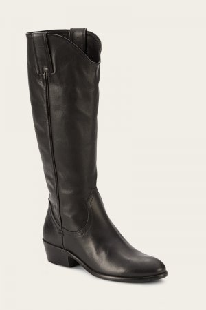 Frye Carson Pull On Wide Calf - Black