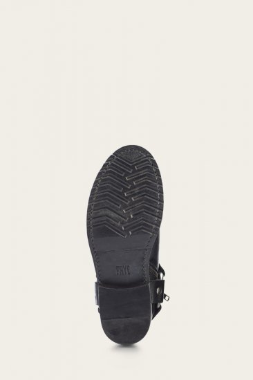 Frye Veronica Harness Short - Black-soft-tumbled-leather - Click Image to Close