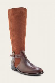 Frye Melissa Belted Tall - Brown