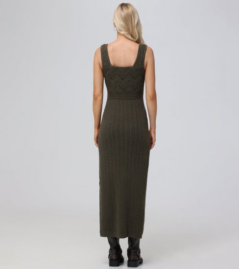 Frye Open Stitch Maxi Sweater Dress - Open Stitch Maxi Sweater Dress - Click Image to Close