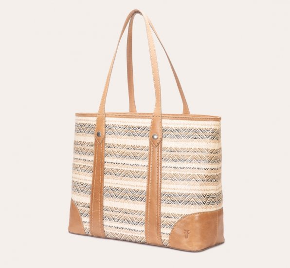Frye Melissa Straw Shopper - Melissa Straw Shopper - Click Image to Close
